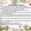 2024 Christmas Schedule   