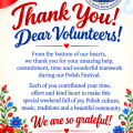 Thank You to Our Festival Volunteers!  