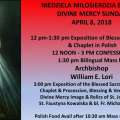 DIVINE MERCY SUNDAY APRIL 8, 2018  