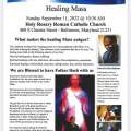 Healing Mass, Sunday September 11, 2022      