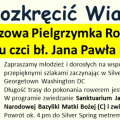 Jubileuszowa Rowerowa pielgrzymka do sanktuarium bł. Jana Pawła II   