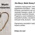 Męski Różaniec dla Maryi, Matki Bożej Różańcowej    