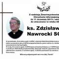 11 września 2017r. zmarł śp. ks. Zdzisław Nawrocki SChr    