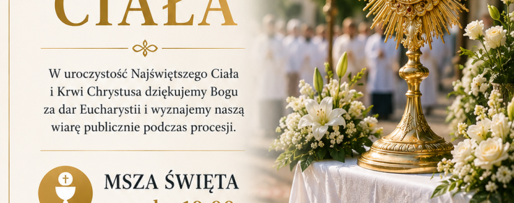 Boże Ciało, June 7, 2026   